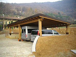 Arcover in legno per auto