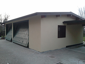 Box auto doppi - Box e arcover in legno per auto e porticati