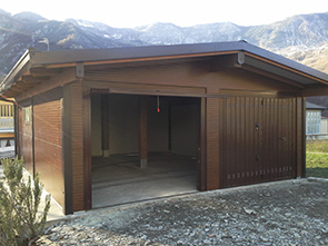 Box auto doppi - Box e arcover in legno per auto e porticati