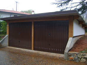 Box auto doppi - Box e arcover in legno per auto e porticati