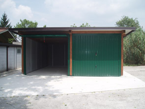 Box auto doppi - Box e arcover in legno per auto e porticati