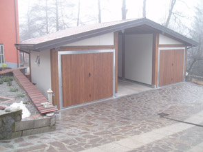 Box auto doppi - Box e arcover in legno per auto e porticati