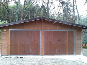 Box auto doppi - Box e arcover in legno per auto e porticati